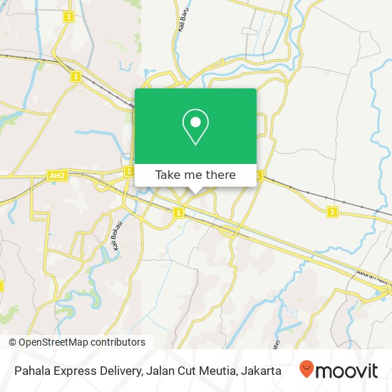 Pahala Express Delivery, Jalan Cut Meutia map