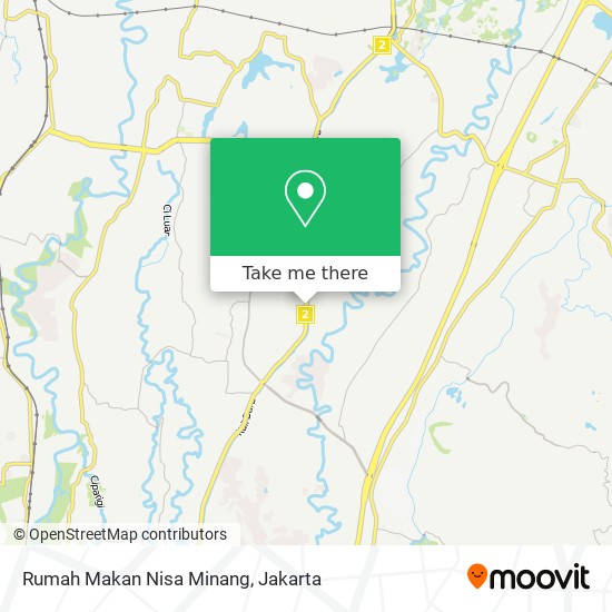 Rumah Makan Nisa Minang map