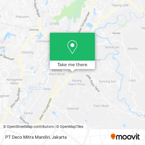PT Deco Mitra Mandiri map