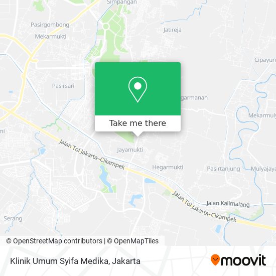 Klinik Umum Syifa Medika map