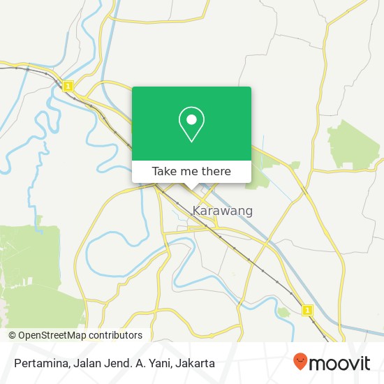 Pertamina, Jalan Jend. A. Yani map