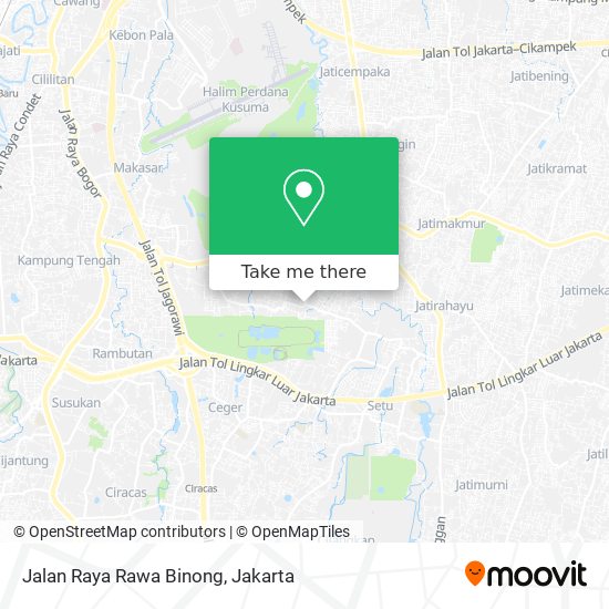 Jalan Raya Rawa Binong map