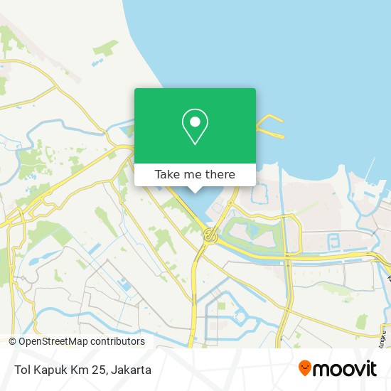 Tol Kapuk Km 25 map