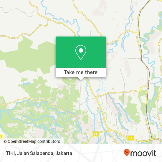 TIKI, Jalan Salabenda map