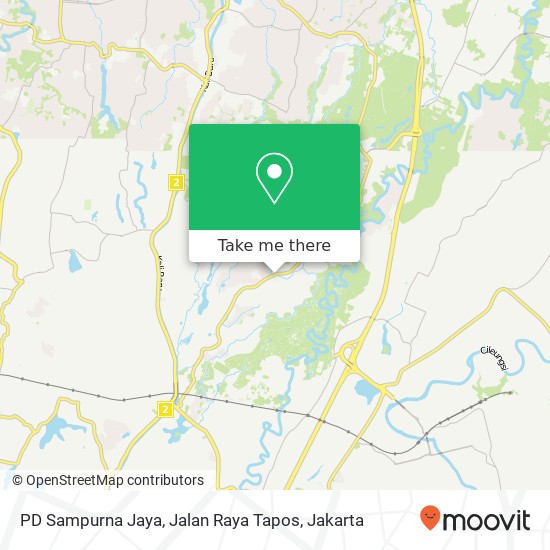 PD Sampurna Jaya, Jalan Raya Tapos map