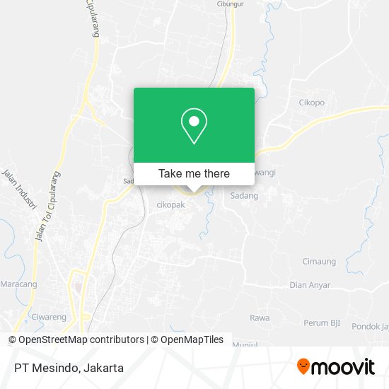PT Mesindo, Jalan Raya Campaka Bungursari map