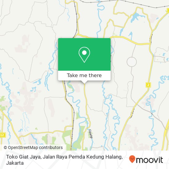 Toko Giat Jaya, Jalan Raya Pemda Kedung Halang map