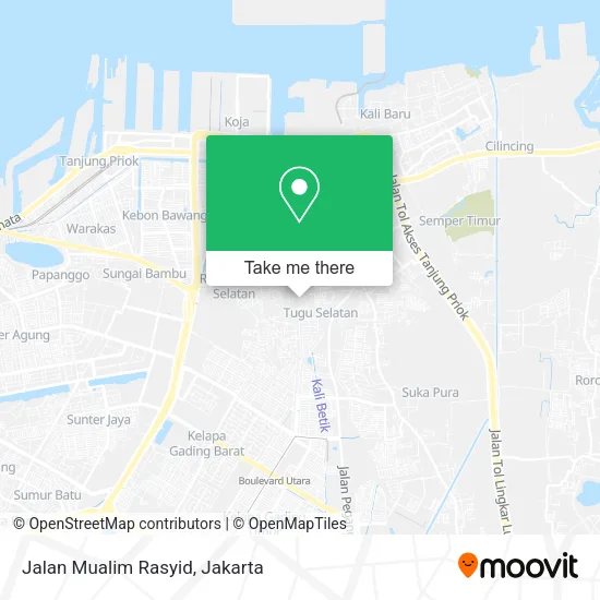 Jalan Mualim Rasyid map