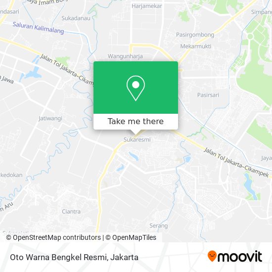 Oto Warna Bengkel Resmi map