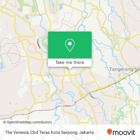 The Venesia, Cbd Teras Kota Serpong map