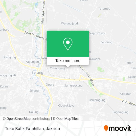 Toko Batik Fatahillah, Jalan Trip Jamaksari map