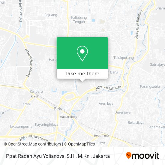 Ppat Raden Ayu Yolianova, S.H., M.Kn. map