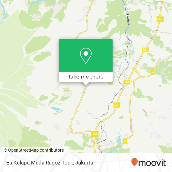 Es Kelapa Muda Ragoz Tock, Jalan K. H. Halimi map