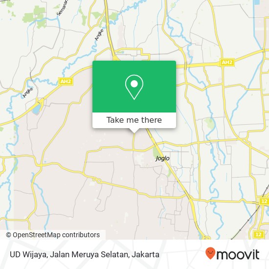 UD Wijaya, Jalan Meruya Selatan map