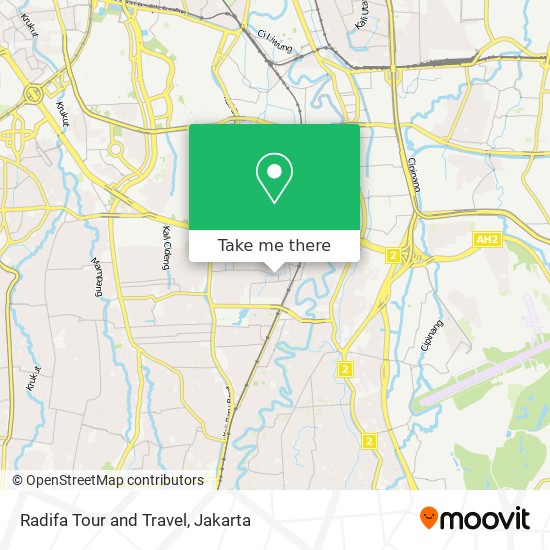 Radifa Tour and Travel map