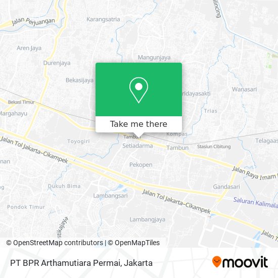 PT BPR Arthamutiara Permai map