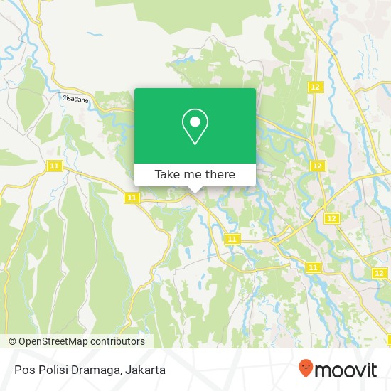 Pos Polisi Dramaga map