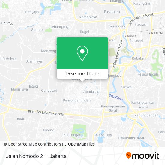 Jalan Komodo 2 1 map