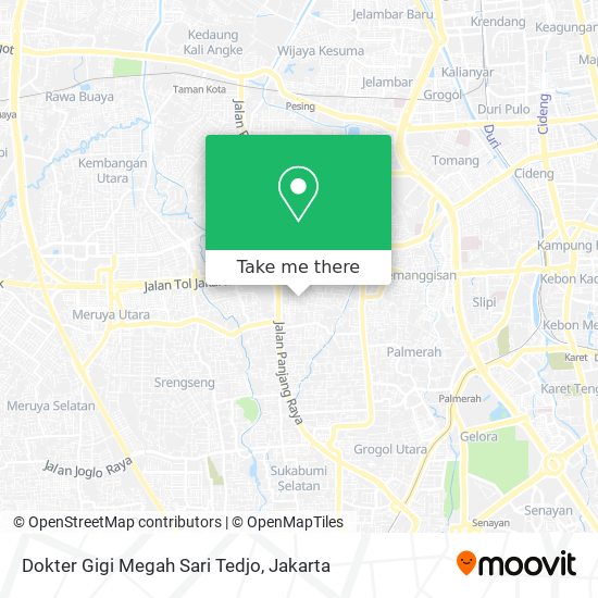 Dokter Gigi Megah Sari Tedjo map
