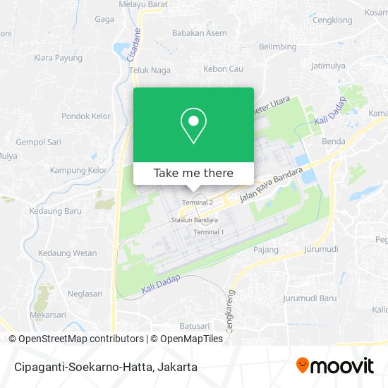 Cipaganti-Soekarno-Hatta map