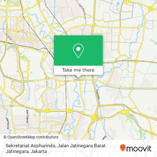 Sekretariat Asphurindo, Jalan Jatinegara Barat Jatinegara map