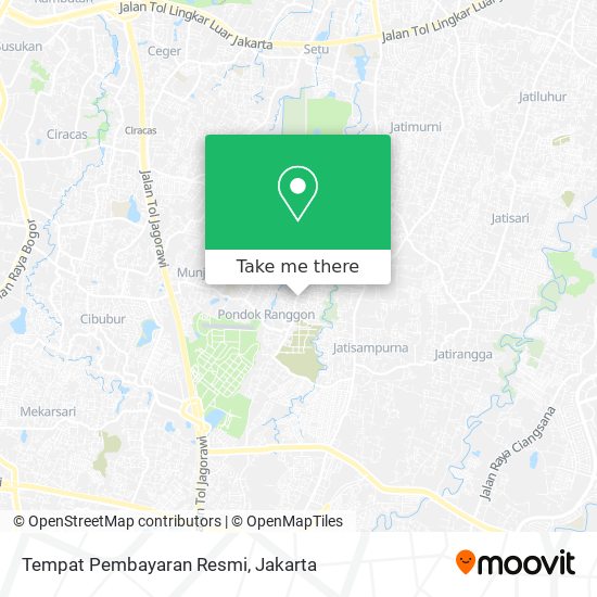 Tempat Pembayaran Resmi map