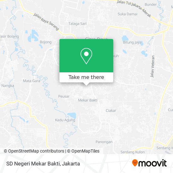 SD Negeri Mekar Bakti map