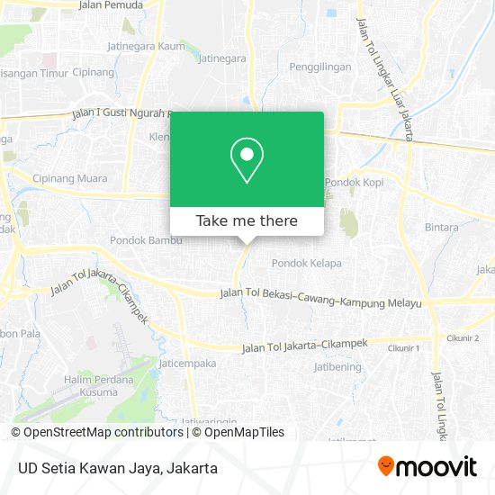 UD Setia Kawan Jaya map