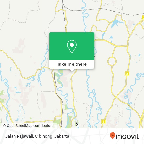 Jalan Rajawali, Cibinong map