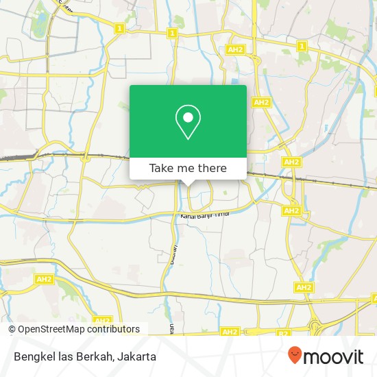 Bengkel las Berkah map