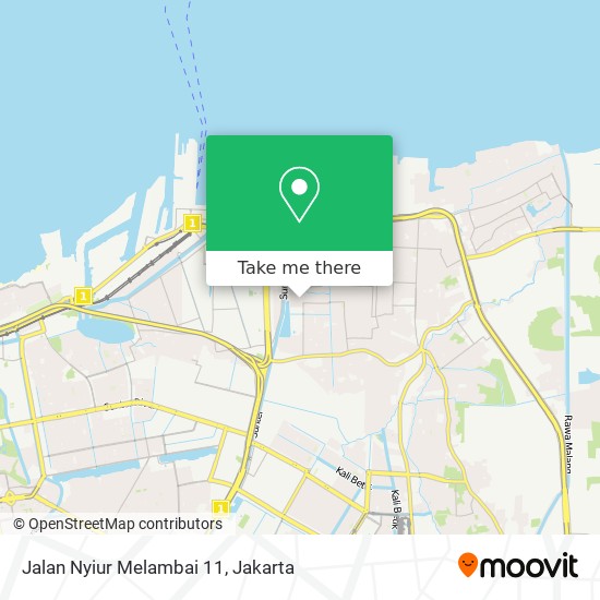 Jalan Nyiur Melambai 11 map