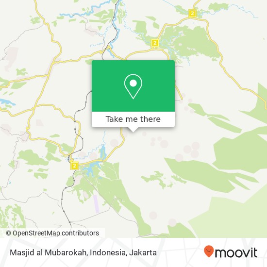 Masjid al Mubarokah, Indonesia map