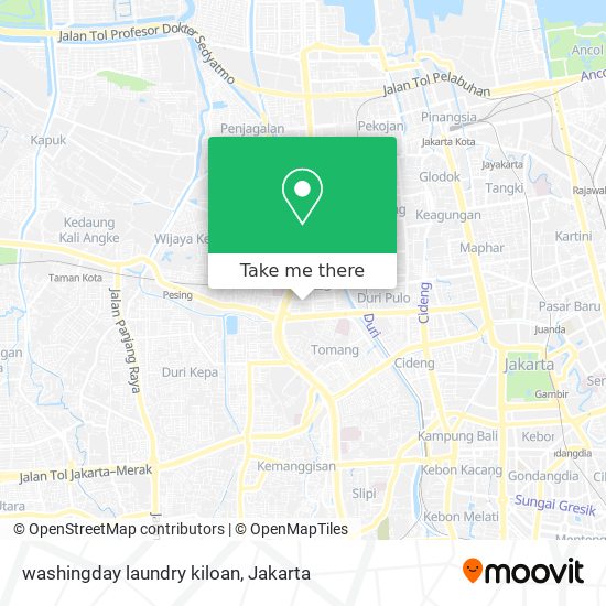 washingday laundry kiloan map