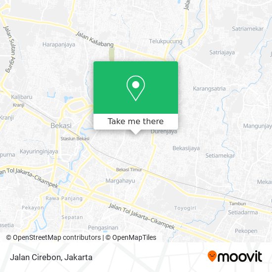 Jalan Cirebon map