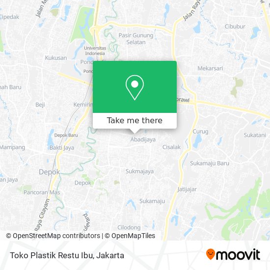 Toko Plastik Restu Ibu map