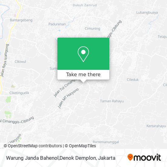 Warung Janda Bahenol,Denok Demplon map