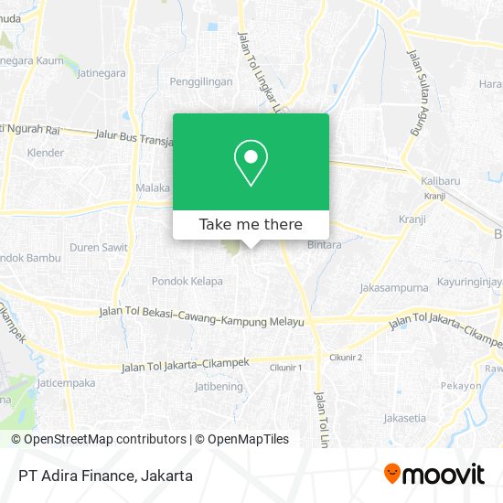 PT Adira Finance map