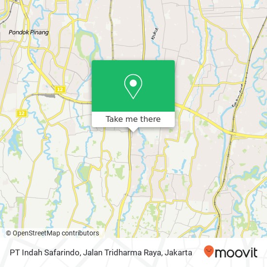 PT Indah Safarindo, Jalan Tridharma Raya map