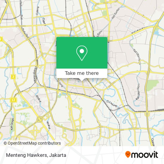 Menteng Hawkers map