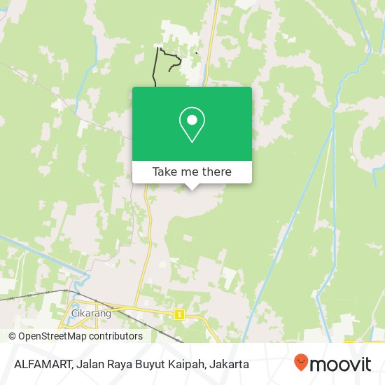 ALFAMART, Jalan Raya Buyut Kaipah map