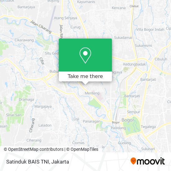 Satinduk BAIS TNI map