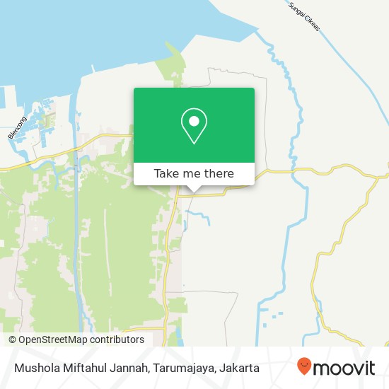 Mushola Miftahul Jannah, Tarumajaya map