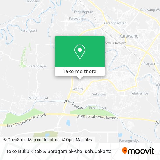 Toko Buku Kitab & Seragam al-Kholisoh map