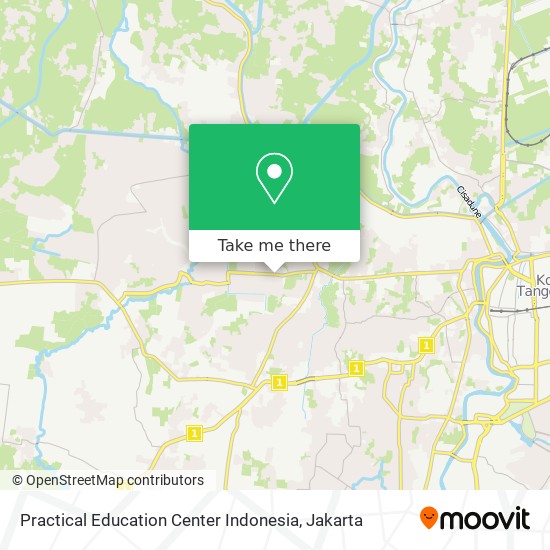 Practical Education Center Indonesia map