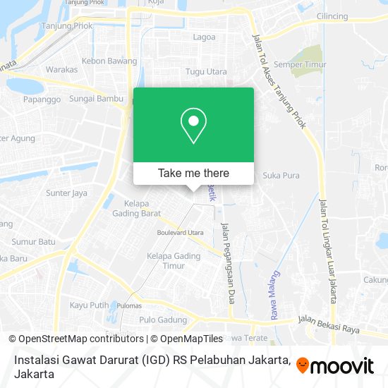 Instalasi Gawat Darurat (IGD) RS Pelabuhan Jakarta map