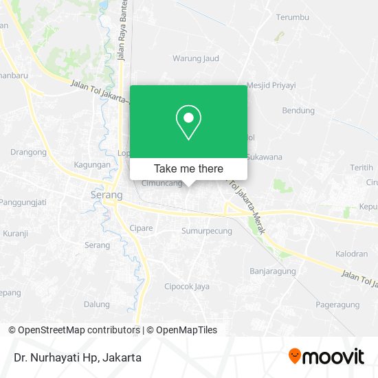 Dr. Nurhayati Hp, Jalan Trip Jamaksari map