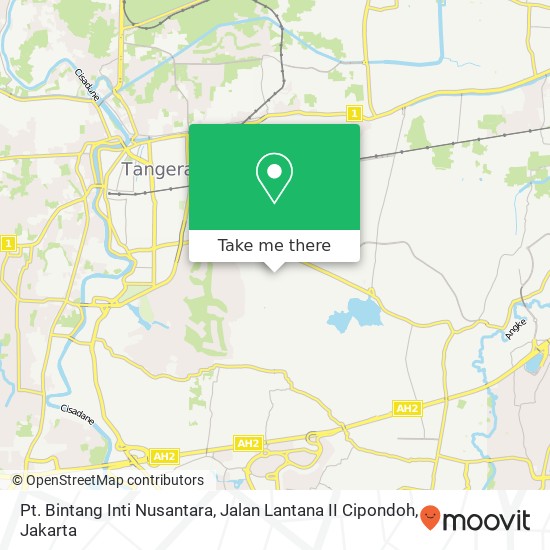 Pt. Bintang Inti Nusantara, Jalan Lantana II Cipondoh map