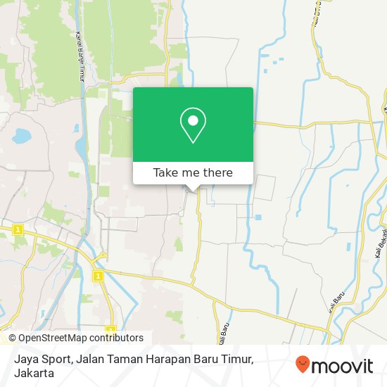 Jaya Sport, Jalan Taman Harapan Baru Timur map