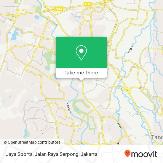 Jaya Sports, Jalan Raya Serpong map