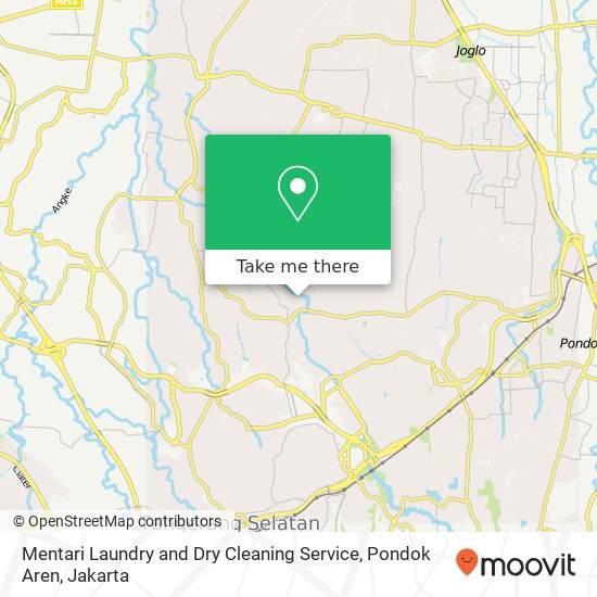 Mentari Laundry and Dry Cleaning Service, Pondok Aren map